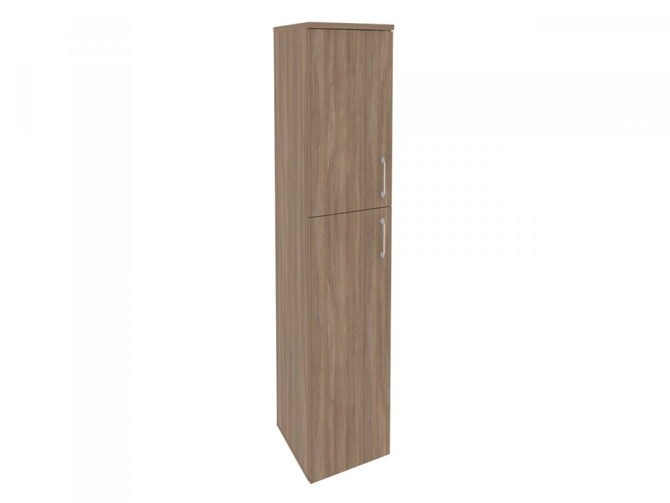Офисная мебель для персонала ONIX O.SU-1.8(L/R) Шкаф высокий узкий (1 средний фасад ЛДСП + 1 низкий ЛДСП)