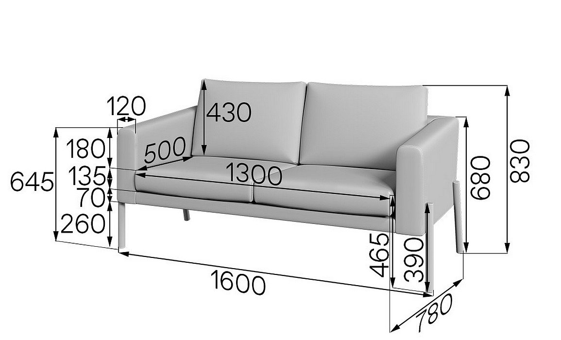 Диван офисный ТАЛЕР - вид 10