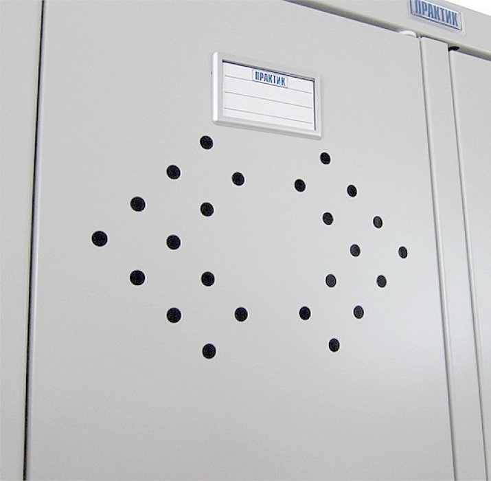 Металлический шкаф для одежды «Практик LS 001 приставная секция» - вид 2