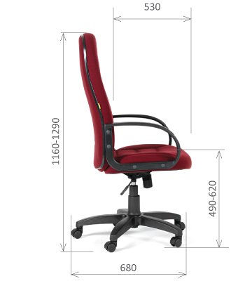 Офисное кресло эконом CHAIRMAN СH-727 - вид 11