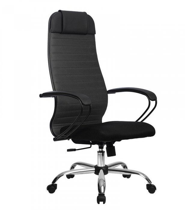 Чёрное кресло руководителя МЕТТА Комплект21 Ch ов - вид 9